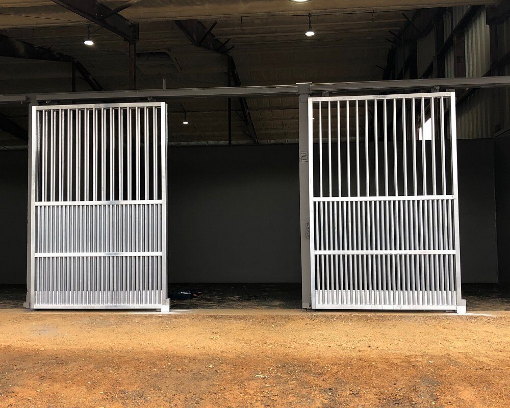 Aluminum Coolbreeze Horse Stalls Doors.